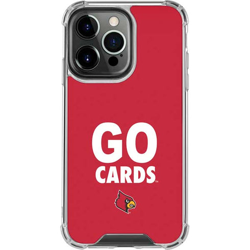 University of Louisville Go Cards iPhone 16 Pro Clear Case